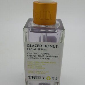 TRULY Facial Serum GLAZED DONUT Coconut, Grape + Vitamin E Boost 1.7 fl. oz
